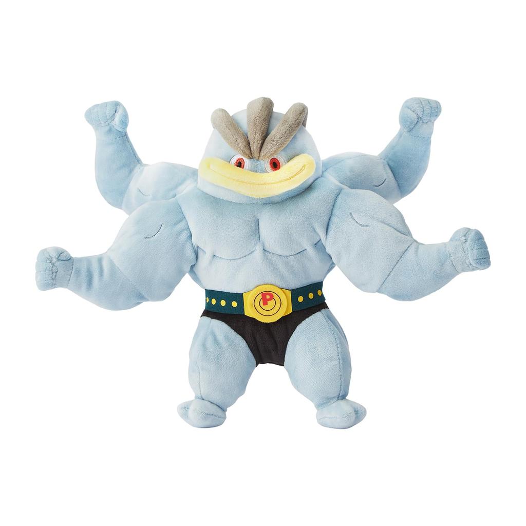 Center Original Posing Plush Training Machamp Pokémon Muscular! Toy