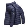 Men's 2024 Autumn/Winter High-End Casual Lightweight Down Jacket with Stand-Up Collar