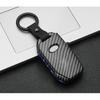 Key Fob Cover Case Fit for Kia Ceed Cerato Forte Niro Seltos Sorento Soul Sportage Telluride K5 Keyless Entry Remote Case Holder ABS Carbon Fiber