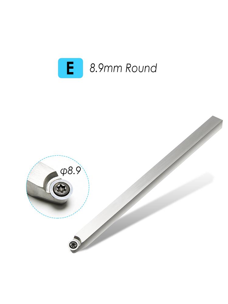 TASP Hartmetall-Einsatzfräser Drechselwerkzeug Schwanenhals Holzdrechselmeißelklinge & Aluminiumgriff für Holzbearbeitungsdrehmaschine