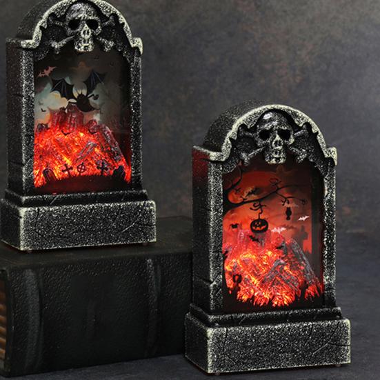 

Хэллоуин Надгробные Огни Открытый Декор Стола Светящиеся Украшения Рождественские Украшения Декор Столовой Декоративная Светодиодная Лампа Хэллоуин Принадлежности