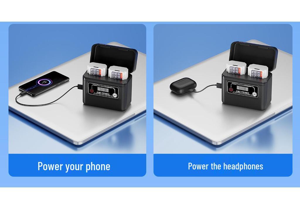 Viltrox Dual-Slot Fast Charging Battery Case for FZ100/EN-EL15