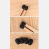 2Pcs Weakened Sound Drum Mute Silicone Drumstick Head Protective Cover  Percussion Instrument