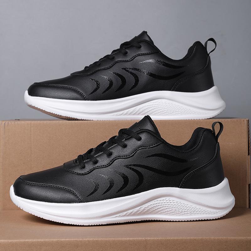 Autumn And Winter Men'S Shoes Leather Surface Outdoor Sports Casual Shoes Sports Shoes Student Running Shoes