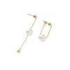 French Large Pearl Long Tassel Earrings Women European American Niche Fairy High-end Temperament Ear Jewelry Gift