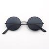 Japanese Metal Round Frame Literary Flat Mirror, No Degree Flat Mirror, Retro Literary Round Frame Glasses