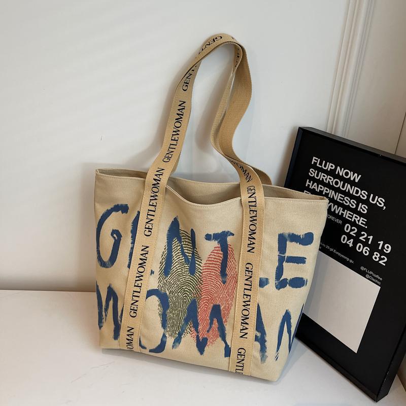 

Женская большая модная холщовая сумка-тоут - Легкая на плечо, дорожная и сумка для мамы хаки