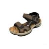 Men's Sandals Outdoor Beach Shoes Velcro Air Cushion Large Size Summer Cowhide Hand Sports and Leisure