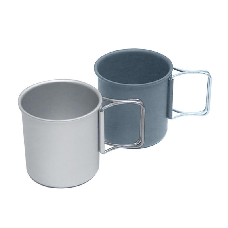 Durability Aluminum Alloys Cup Travelling Hand Brewed Coffees Cup Climbing Cup for Camping Hiking and Picnics