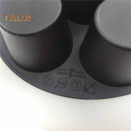 Formă de copt de 6/7/8 inch, 7 cești, Ustensile de copt, reutilizabile, sigure, ciocolată, cești universale pentru prăjituri, gadget de bucătărie