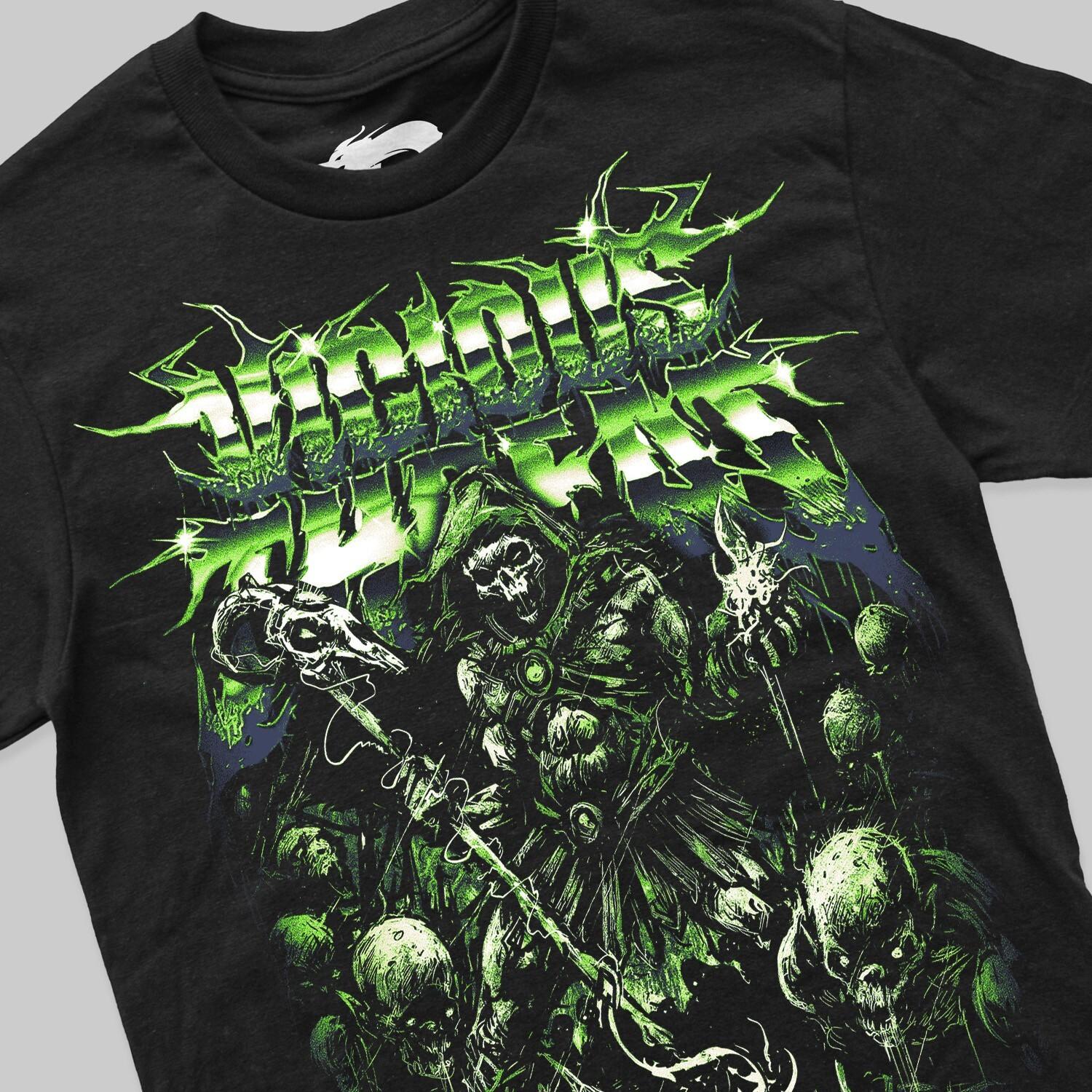 Vicious Skeletor 100% Cotton T-shirt Mens Tees Top He-Man Masters of the Universe Greyscull Artprint 80s S