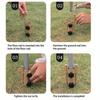 1PC Canopy Tarp Camp Pole Fixer Camping Supplies Tent Accessories Equipment Support Rod Fixing Tube Outdoor Suit Tent Parts