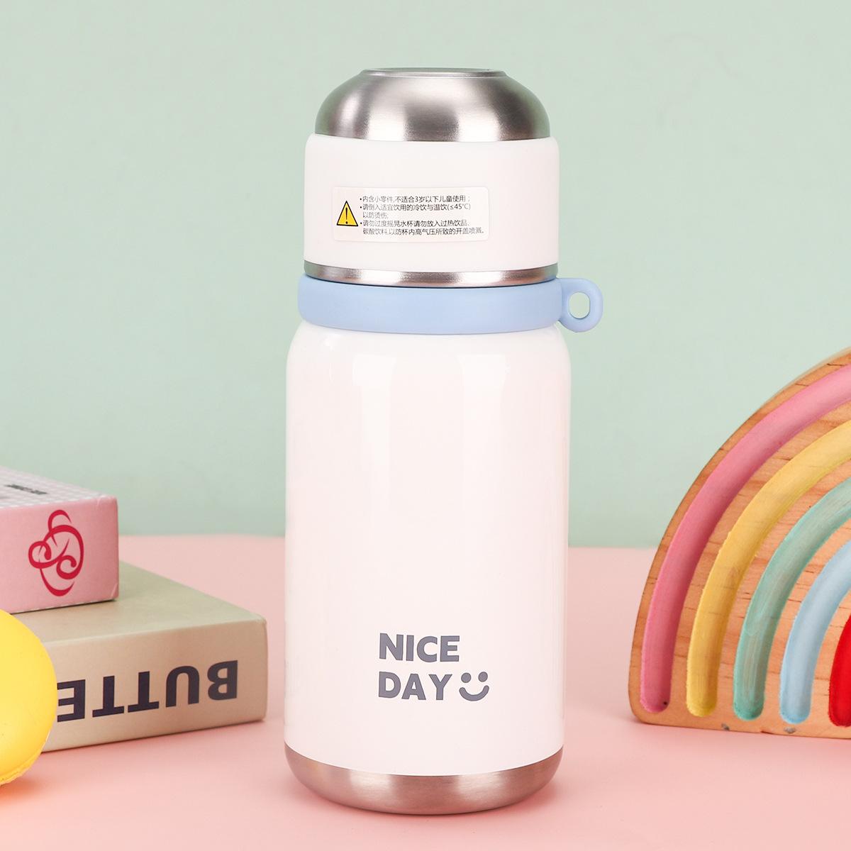 

Симпатичная спортивная кружка для воды высокого уровня из нержавеющей стали для вечеринок с собаками, термос, переносная кружка на веревке для отдыха на открытом воздухе 500ml