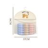 2/3 Layer Large Capacity Storage Mesh Bag Underwear Socks Storage Bag Breathable Wardrobe Organizer With Clothes Hanger