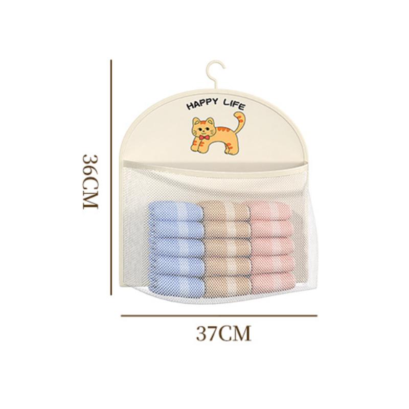 2/3 Layer Large Capacity Storage Mesh Bag Underwear Socks Storage Bag Breathable Wardrobe Organizer With Clothes Hanger