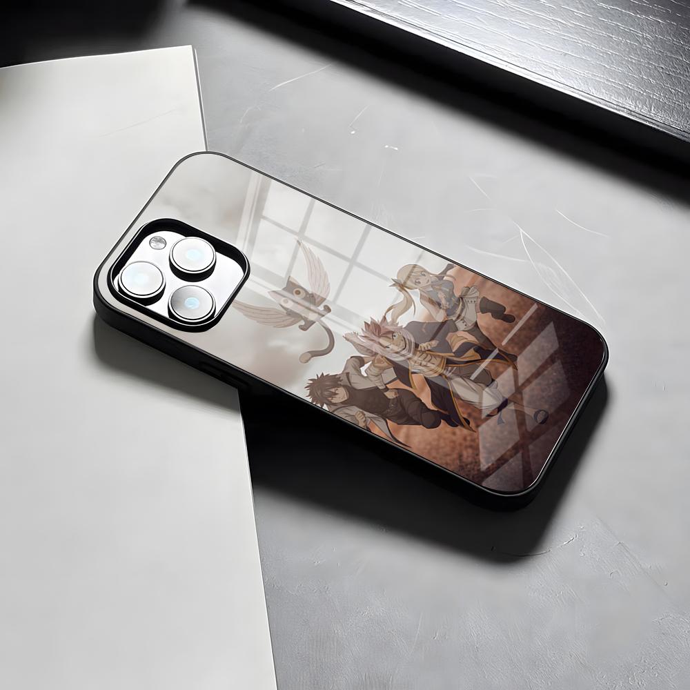ANIME FAIRY TAIL Phone Case For IPhone 17 Pro Max 15 Pro 16 14 Plus 12 13 Mini 11 Pro Shockproof Glass Cover