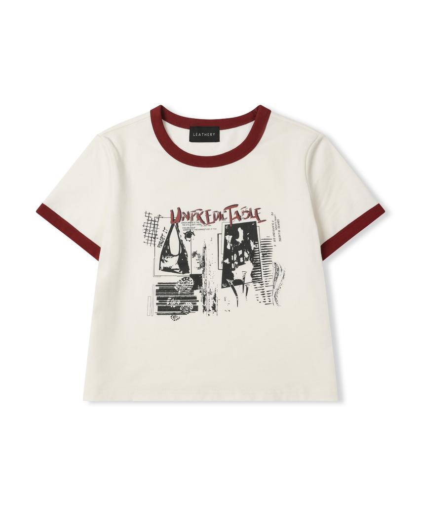 Ledeoli Wheel Crack Ringer Tee [Cream]