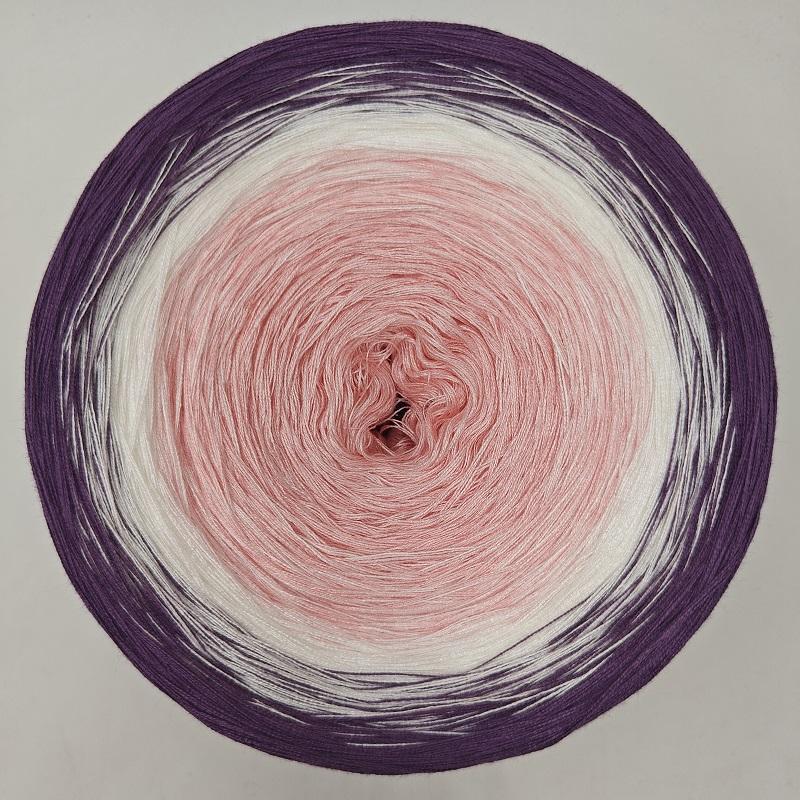 300g Mercerized Cotton Yarn Gradient Color Long Section Dyed Hand Wound Mixed Strand Cake Thread DIY Hand Knitted Shawl Scarf