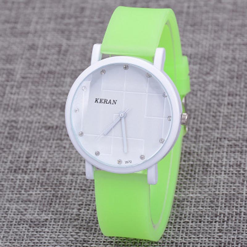 

CQ71 Простые и свежие Женские часы модные и повседневные силиконовый ремешок кварцевые часы элегантные часы подарок часы для женщины