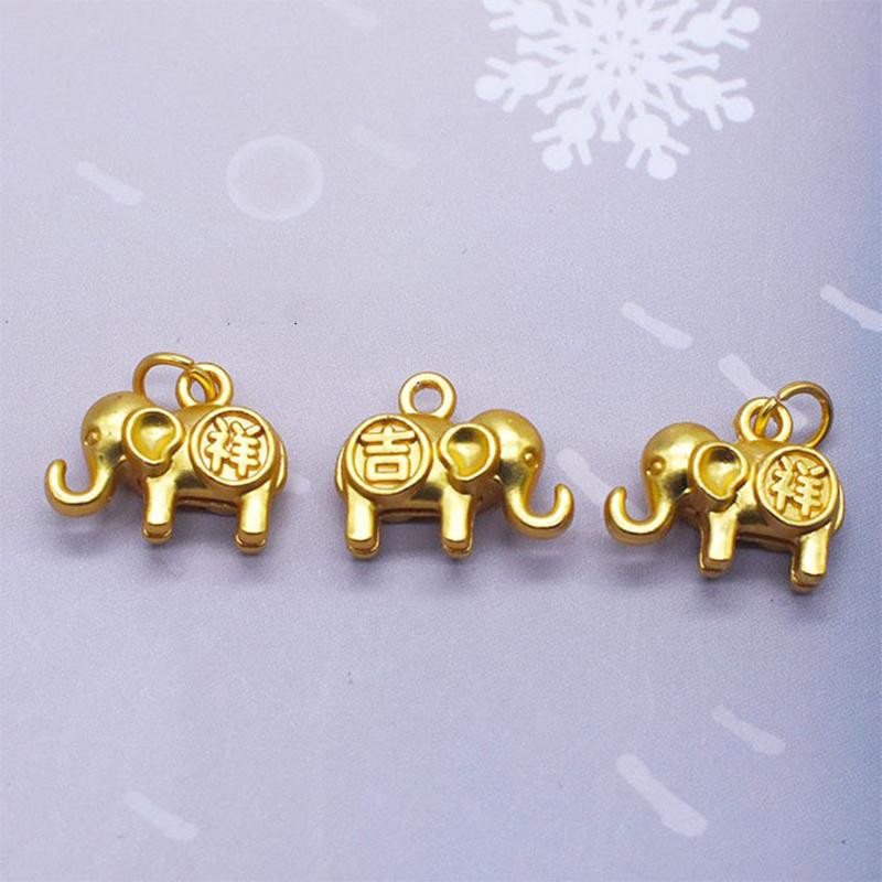 Elephant Metal Pendant Fashion Diy Earrings Bracelet Necklaces Pendants Accessories