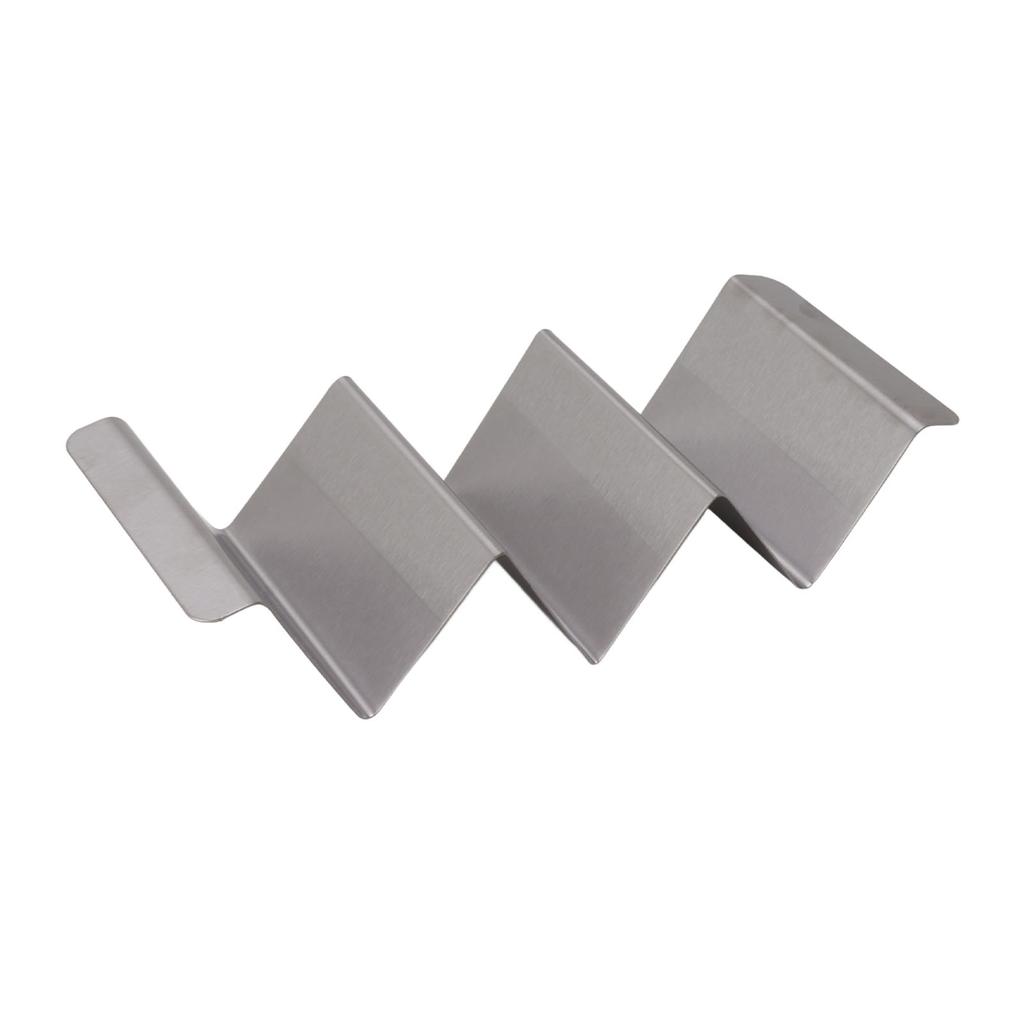 Kitchen Taco Holder Stand   Shape Stainless Steel Taco   Holder Grill for Baking