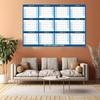 32x48 In Large Wall Calendar Wall Mount Laminated Calendar New Dry Erase Calendar  Office Use