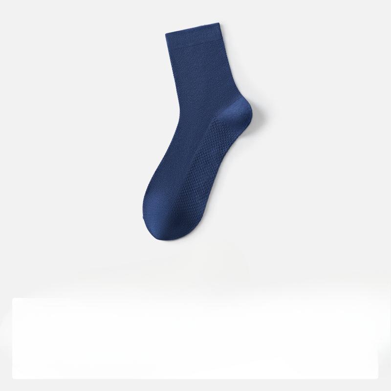 Men's Spring and Summer Mesh Anti Bacterial Anti Odor Anti Pilling Tube Socks