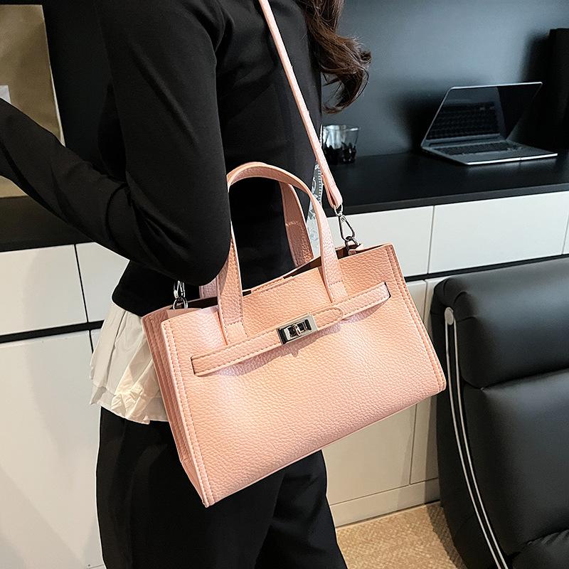 Portable Tote Bag Women's New Fashionable Large-capacity Shoulder Messenger Bag