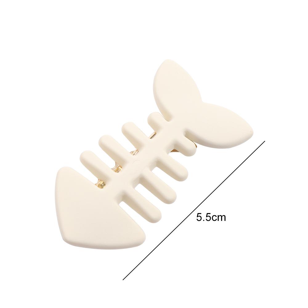 Animal Geometry Hair Accessories Plastic Fish Bone Hair Clip Lovely Girls