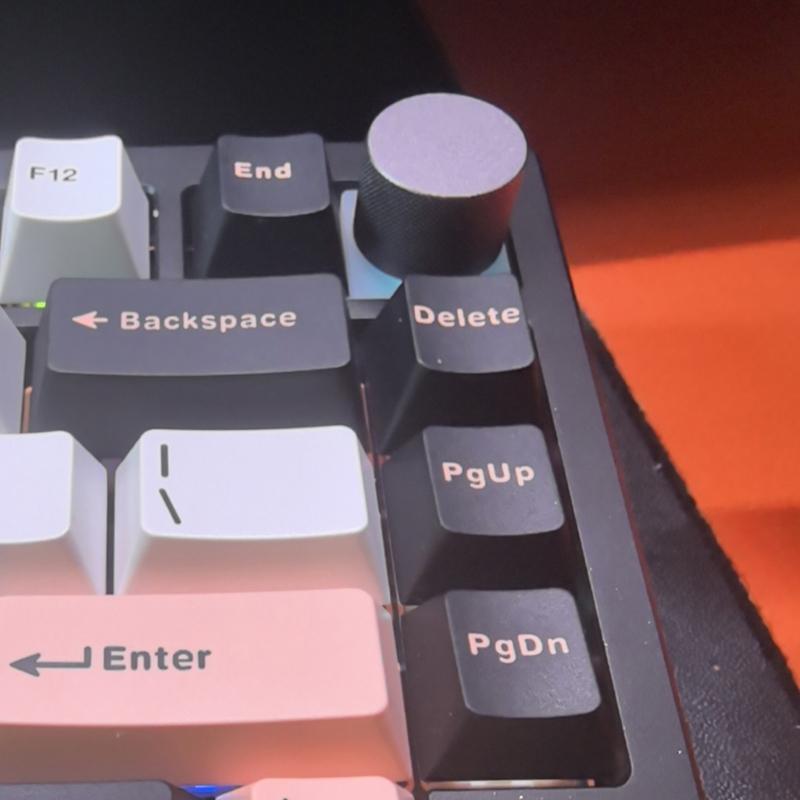 User Friendly Control Capacity Knob Switches for GK980 GK75 Keyboards Including Rapid Attachment Design