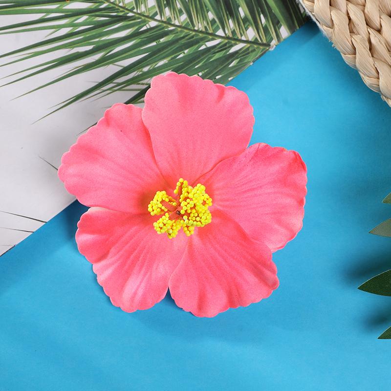 5/10 Stück 9CM Hawaiianische Blumen Sommer Strand Geburtstagsfeier Dekoration Hochzeitsgeschenk Künstliche Blumen Mädchen DIY Haaraccessoires