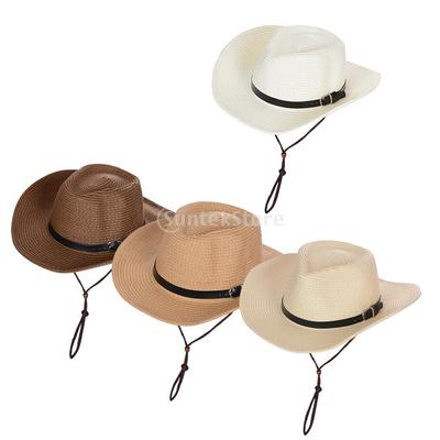 Verstellbarer Stroh-Sonnenhut mit breiter Krempe Sommer Anti- Panama Fedora Hut Leicht faltbar Reise Strand Trilby Hüte für Outdoor-Aktivitäten