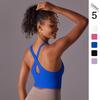 Seamless Nude Feel Crossback Yoga Sports Bra for Women