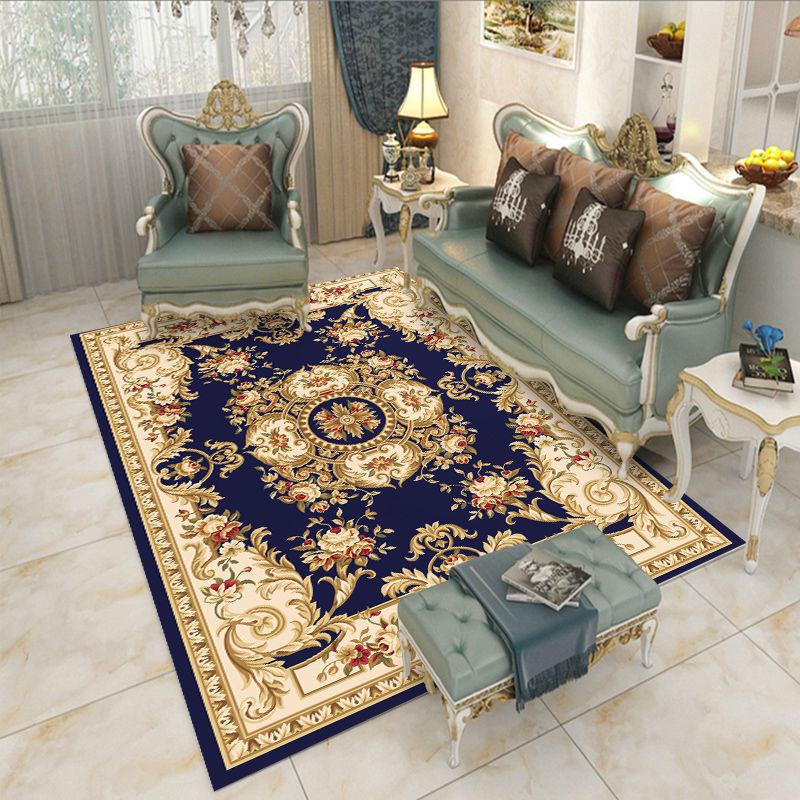 European Style Living Room Carpet Home Sofa Coffee Table Carpet Large Area Carpet Bedside Carpet