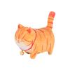 Wooden Cat Figurine Handmade Carving Modern Art Desk Ornament For Celebrations