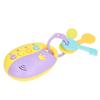 Toy Key Safe Simulation Remote Car Key Toy with Sound and Light Yellow for 12 Months and Above Baby