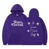 Oversized Hooded Sweatshirt With Graphic Print Teens Unisex Loose Fit Winter Streetwear