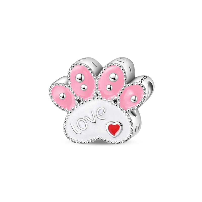 Copper Metal Bear Rabbit Koala Rainbow Horse Flamingo Princess Charm Bead Components Bead Components Compatible With Pan Authentic Original Bracelets