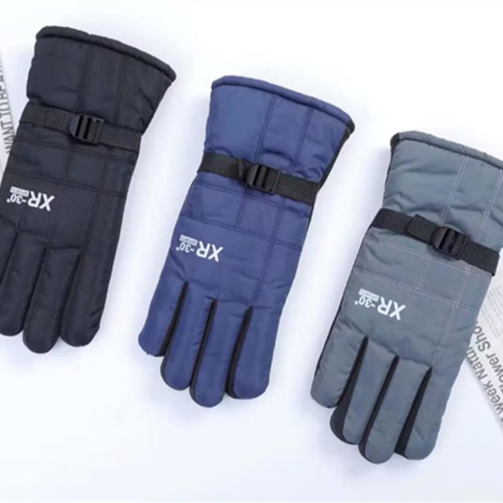 Adult Gloves Extended Thermal Gloves Outdoor Skiing Motorcycle Electric Vehicle Riding Gloves Fleece