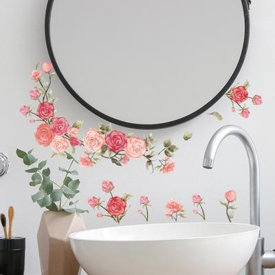 Prachtige spiegelsticker, kleurrijke pasta, gemakkelijk decoratief