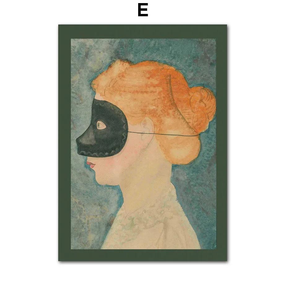 Retro Wall Art Painting, Canvas Posters and Prints, Fish, Picasso, Swan Woman Portrait, Buddha, Wall Pictures for Living Room De