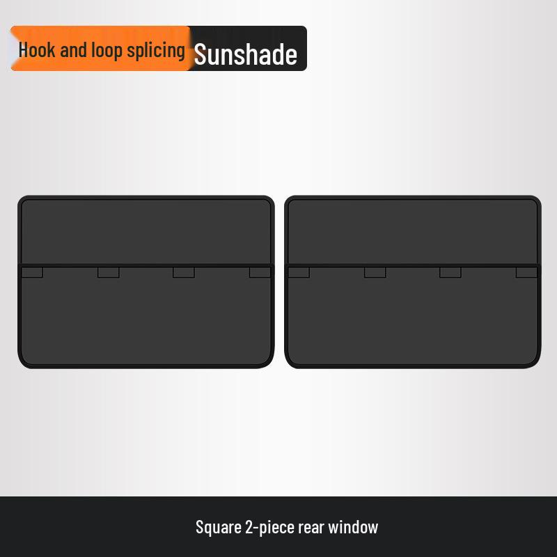 Magnetic Car Sunshade Blackout Curtain for Baby Stroller Sleeping Privacy and Heat Insulation.