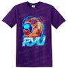 Ryu Anime Fighter T Shirt Retro Vintage Halftone Energy Ball Graphic Tee Art