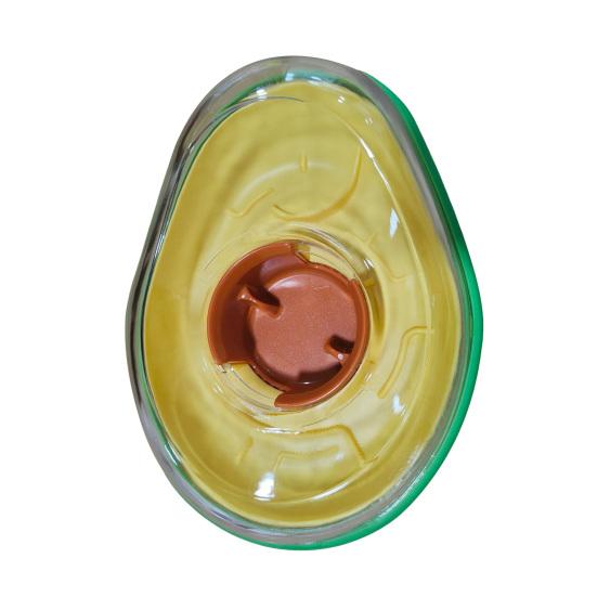 Avocado Shape Dog Slow Feeder Bowl Anti-Vomit Interactive Puzzle Feeding Bowl for Small Medium Large Dogs Cats