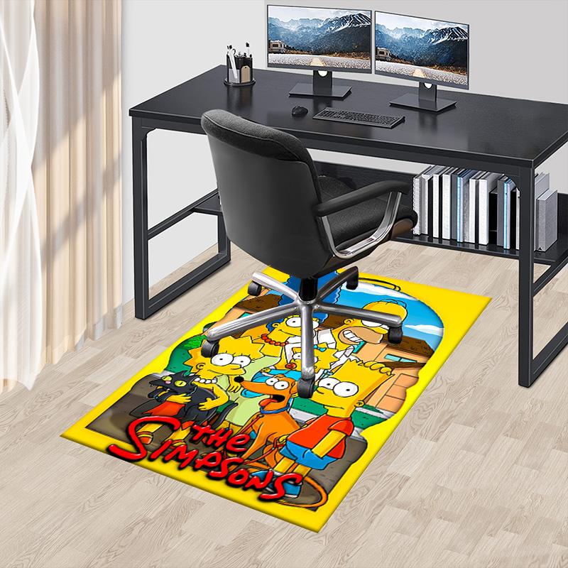 1pc Simpsons Family Adventure Carpet for Playroom Bedroom Living Room Sofa Home Decor,kids Game Area Rug Non-slip Floor Mat Y82654