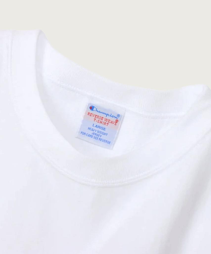 CHAMPION Reverse Weave Loose Fit Pocket Short Sleeve T-Shirt White