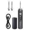 Adjustable Temperature Electric Soldering Iron USB Type C Charging Port Portable DIY Electronics Tool Replaceable Tip