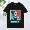 Nina Chuba Hope Style Basic Grafik T-Shirts Herren Damen Oversize Baumwolle Streetwear Kurze Ärmel Sommer Bedruckte Unisex Tees