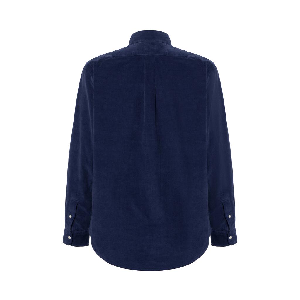 Polo Ralph Lauren SS23 Solid Logo Embroidered Shirt Men Shirts Navy-Blue MNPOWOV16822578-410