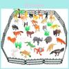 Set de Modelos de Animales Realistas Animales Salvajes Insectos Marinos Granja Dinosaurios Para el Aprendizaje Temprano de Niños Personajes)